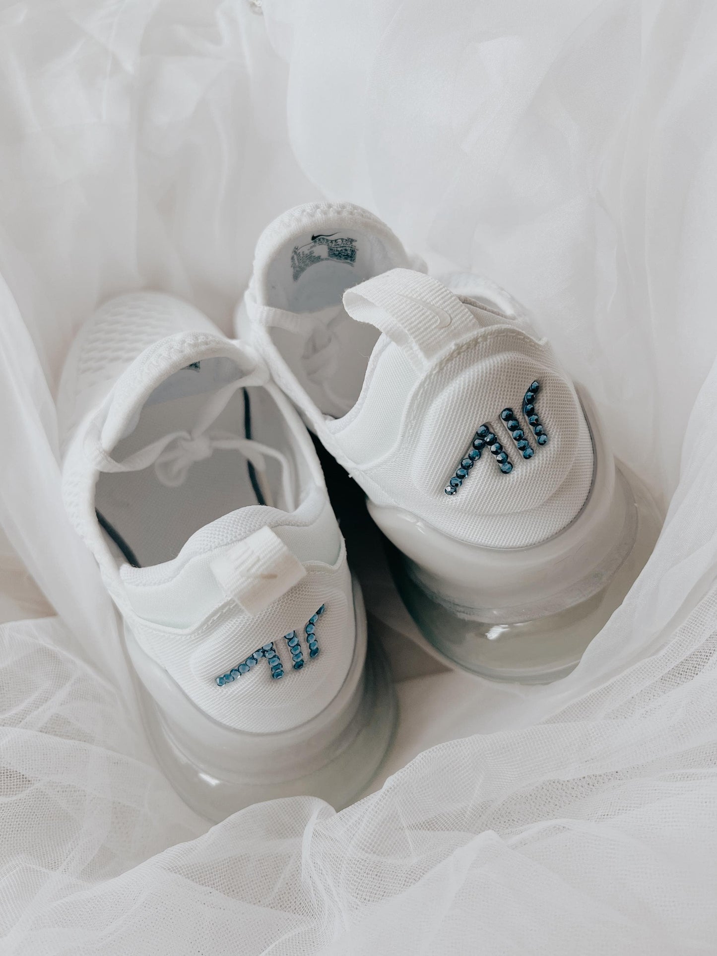 Air Max 270 Bridal Sneakers – Personalized “Something Blue” Wedding Shoes