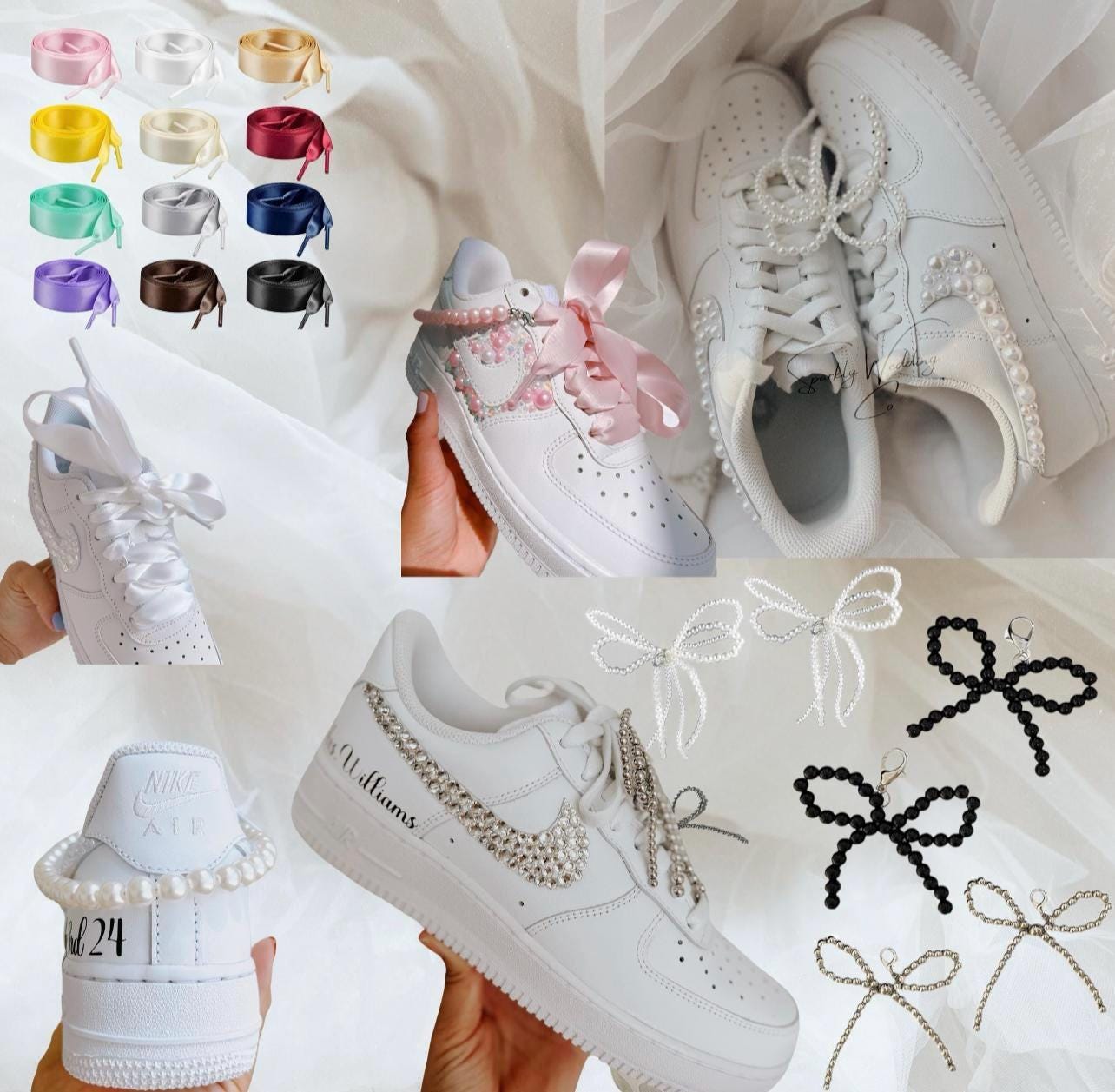 Air Max 270 Bridal Sneakers – Personalized “Something Blue” Wedding Shoes